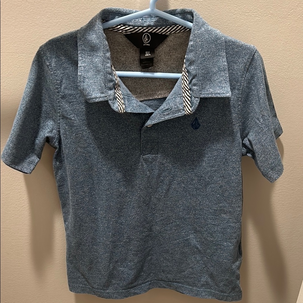 Volcom Kids Blue Polo Shirt